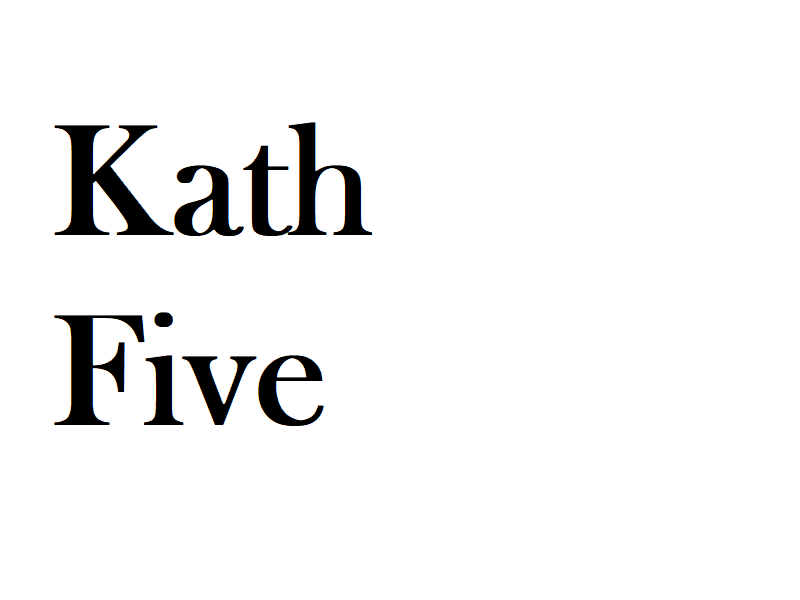 Moving In: Kath Five