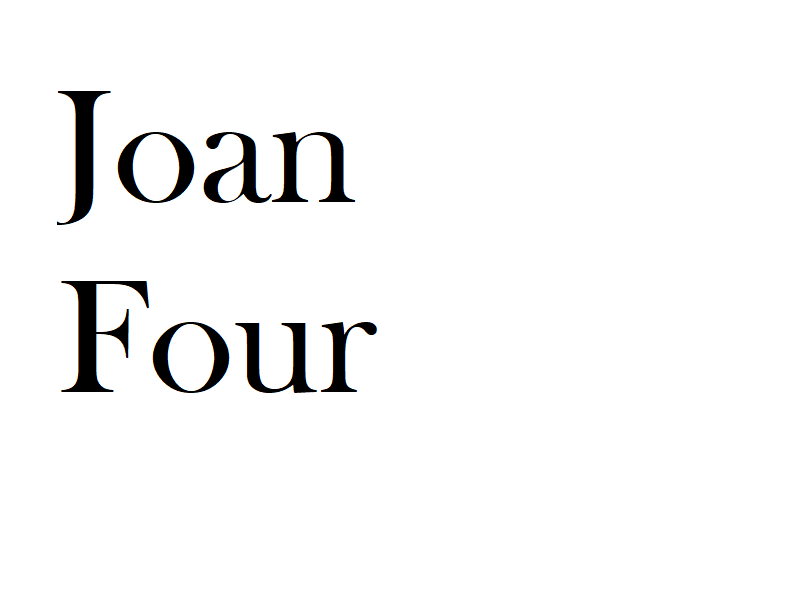 Moving In: Joan Four